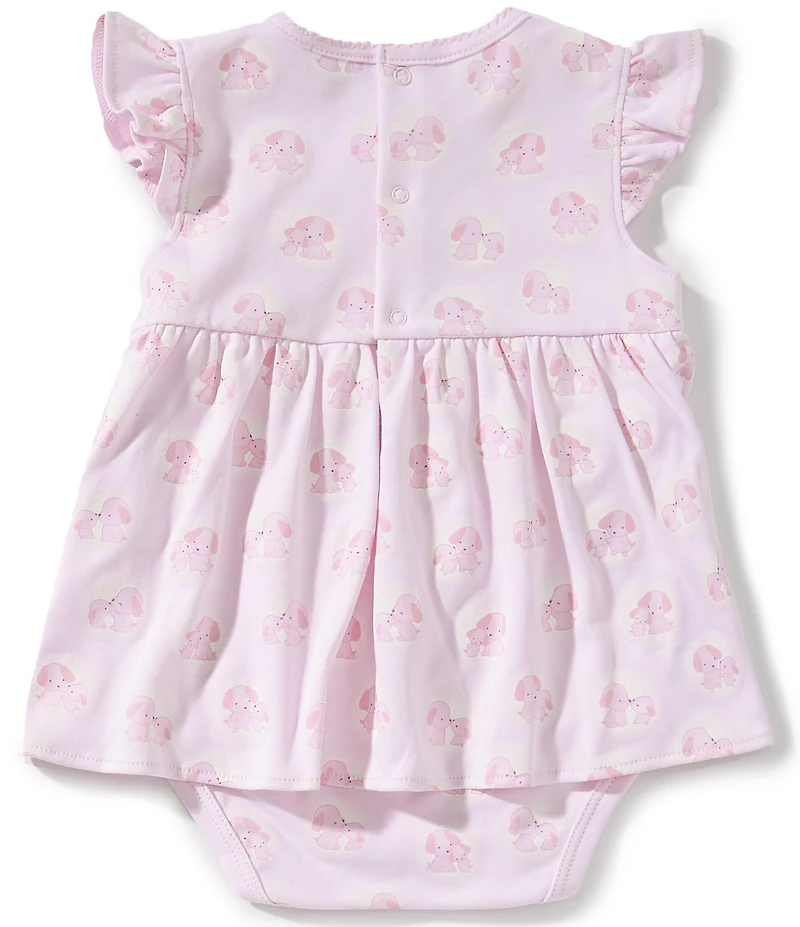 Kissy Kissy Baby Girls Puppy Family Printed Bodysuit Dress