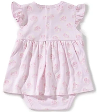 Kissy Kissy Baby Girls Puppy Family Printed Bodysuit Dress