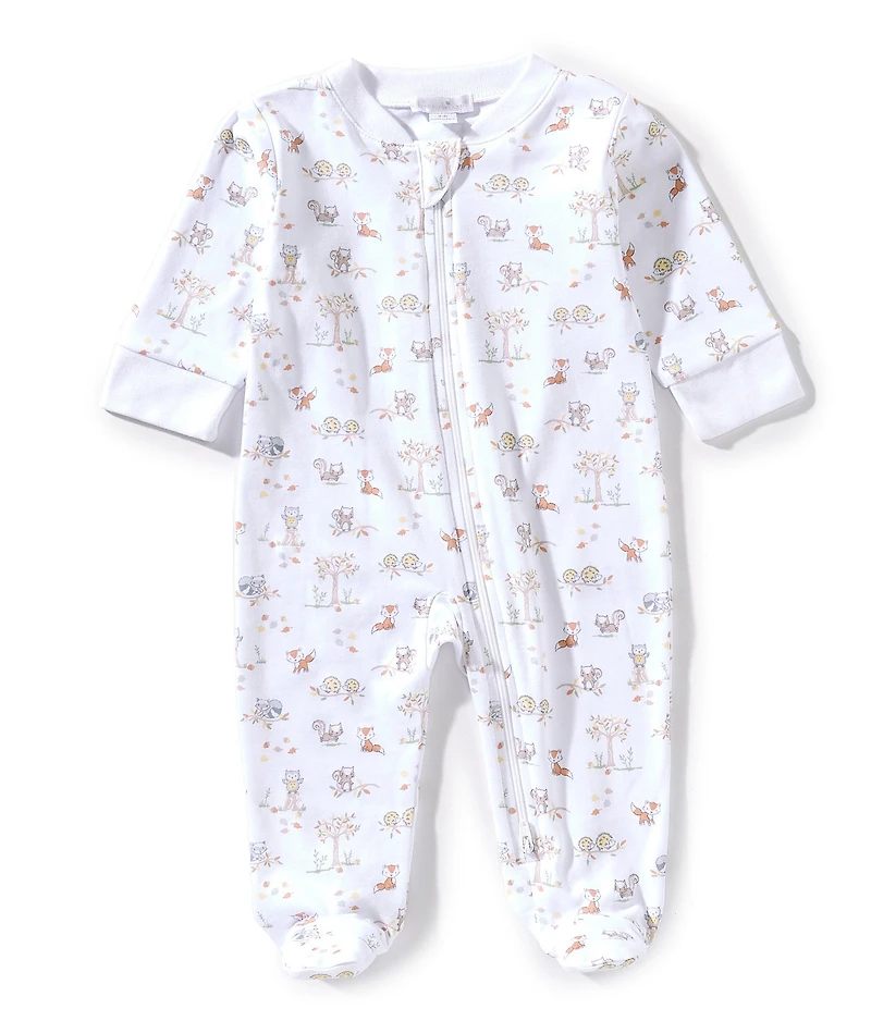 Kissy Kissy Baby Boys Long Sleeve Puppy Park Fun Printed Footed Coverall