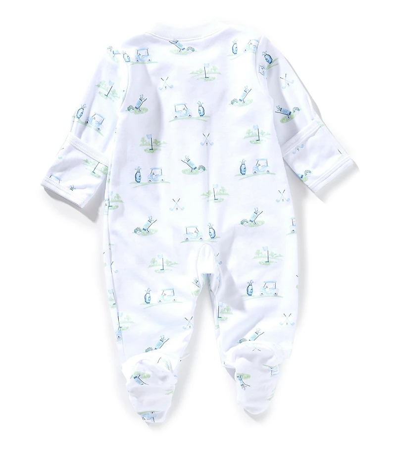 Kissy Kissy Baby Boys Long Sleeve Golf-Theme-Printed Footie Coverall
