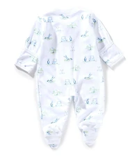 Kissy Kissy Baby Boys Long Sleeve Golf-Theme-Printed Footie Coverall