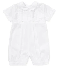 Kissy Kissy Baby Boys Short Sleeve Pima Cotton Alexander Christening Suit