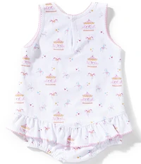 Kissy Kissy Baby Girl Carousel Magic Printed Bubble
