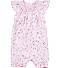 Kissy Kissy Baby Girls Pima Cotton Timeless Tulips Short Print Playsuit