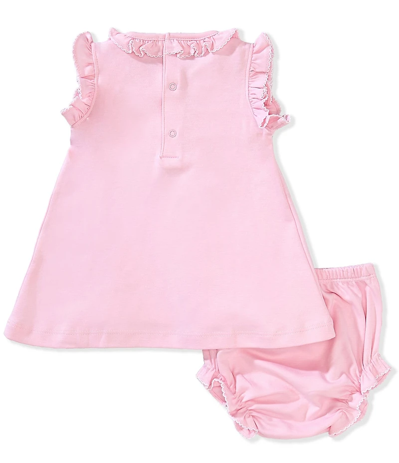 Kissy Kissy Baby Girls Flutter-Sleeve Miniature Roses Fit & Flare Dress