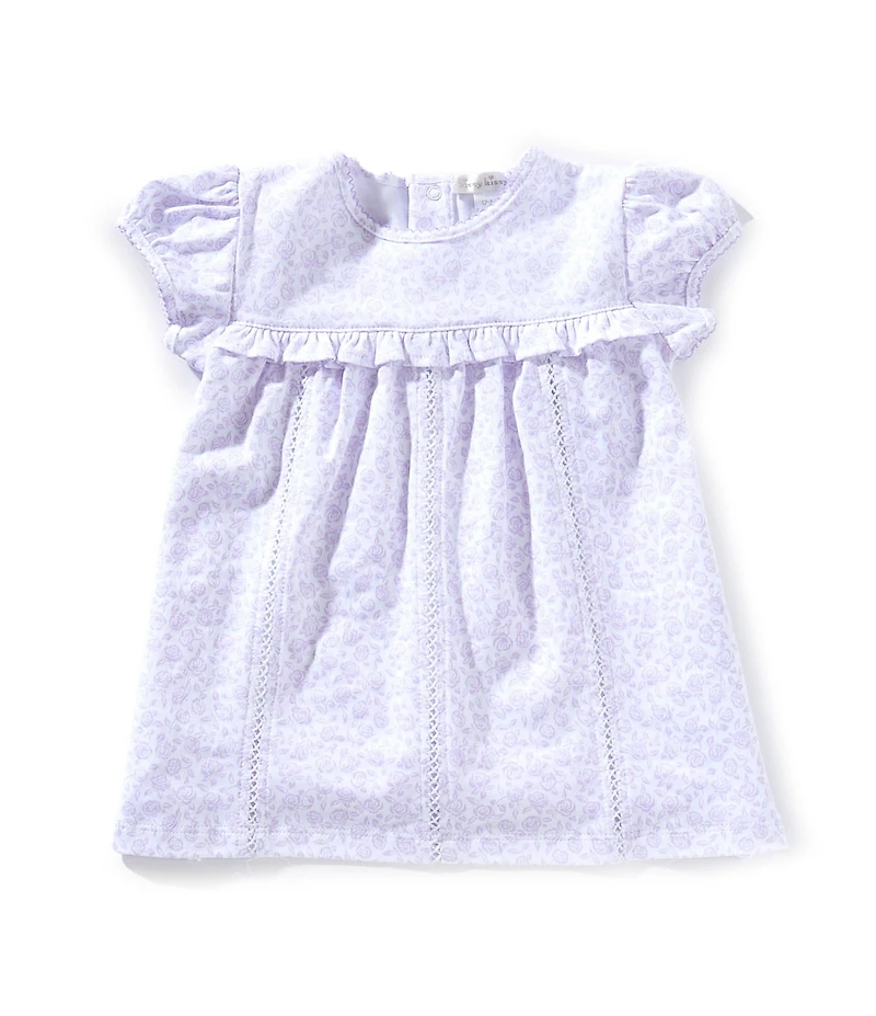 Kissy Kissy Baby Girls Puffed-Sleeve Ditsy-Floral Empire-Waist Dress