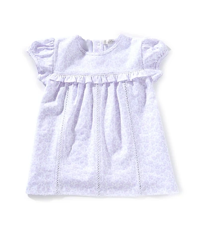 Kissy Kissy Baby Girls Puffed-Sleeve Ditsy-Floral Empire-Waist Dress