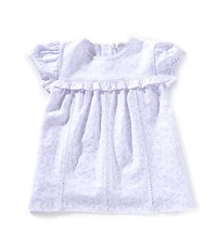 Kissy Kissy Baby Girls Puffed-Sleeve Ditsy-Floral Empire-Waist Dress
