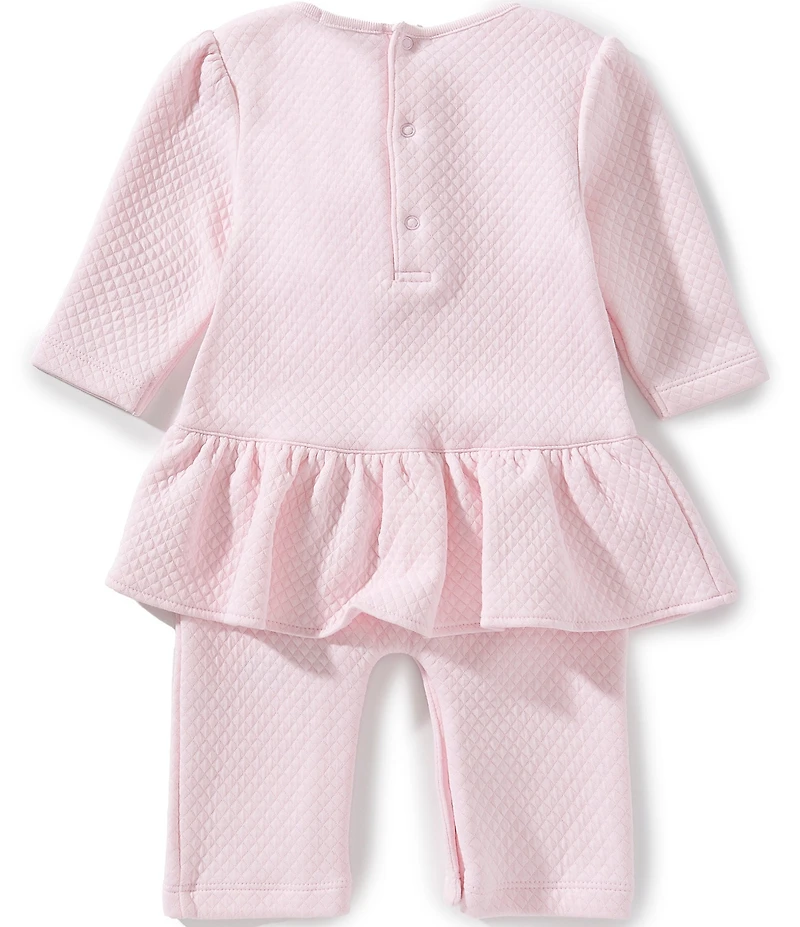 Kissy Kissy Baby Girls Billowy Bows Jacquard Playsuit