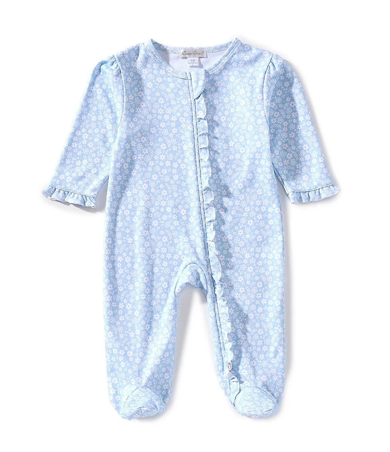 Kissy Kissy Baby Girls Long-Sleeve Fall In Bloom Footed Coverall