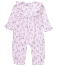 Kissy Kissy Baby Girls Long-Sleeve Puppy Printed Coverall