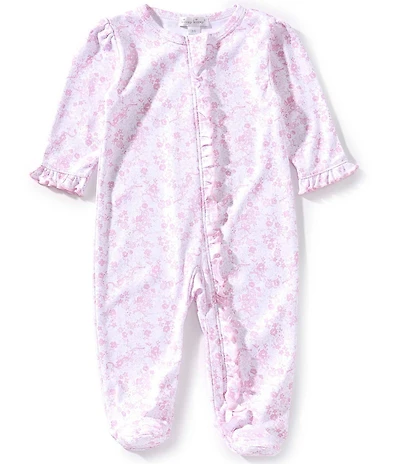 Kissy Kissy Baby Girls Long-Sleeve Old English Roses Printed Footed Coverall