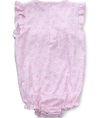 Kissy Kissy Baby Girls Pima Cotton Short Sleeve Country Gardens Print bubble