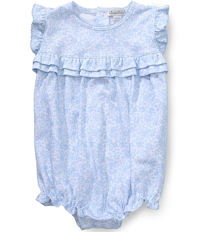 Kissy Kissy Baby Girls Pima Cotton Short Sleeve Country Gardens Print bubble