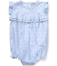 Kissy Kissy Baby Girls Pima Cotton Short Sleeve Country Gardens Print bubble