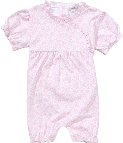 Kissy Kissy Baby Girls Pima Cotton Short Sleeve Country Gardens Print Playsuit