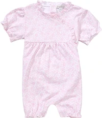 Kissy Kissy Baby Girls Pima Cotton Short Sleeve Country Gardens Print Playsuit