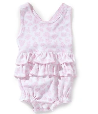 Kissy Kissy Baby Girls Sleeveless Strawberry-Printed Romper