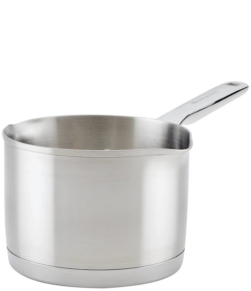 KitchenAid 3-Ply Base Pour Spout Sauce Pan, 1.5 Qt.