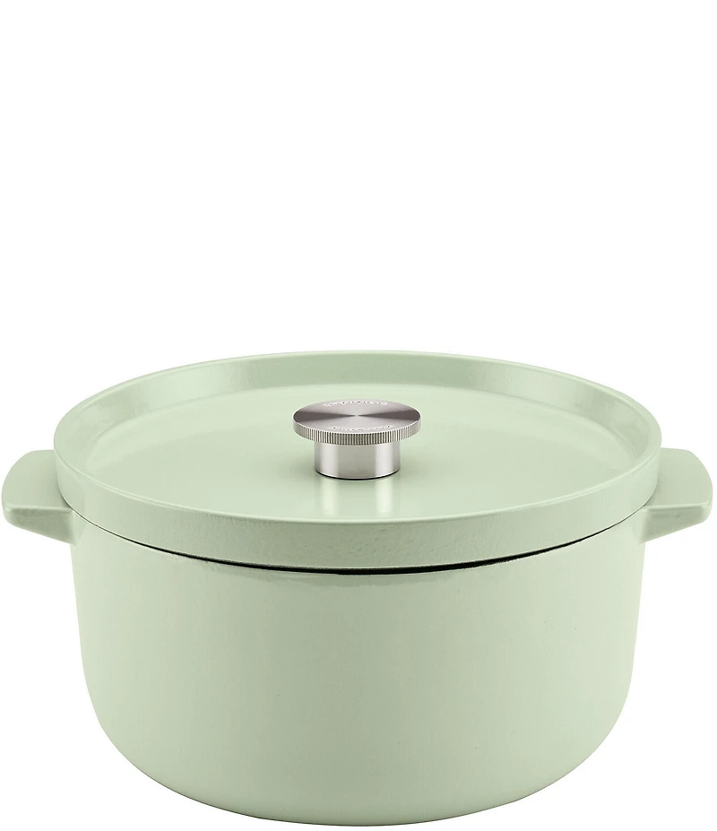 Kitchenaid 6-Quart Round Enameled Cast Iron Dutch Oven with Stainless Steel Knob