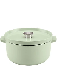 Kitchenaid 6-Quart Round Enameled Cast Iron Dutch Oven with Stainless Steel Knob