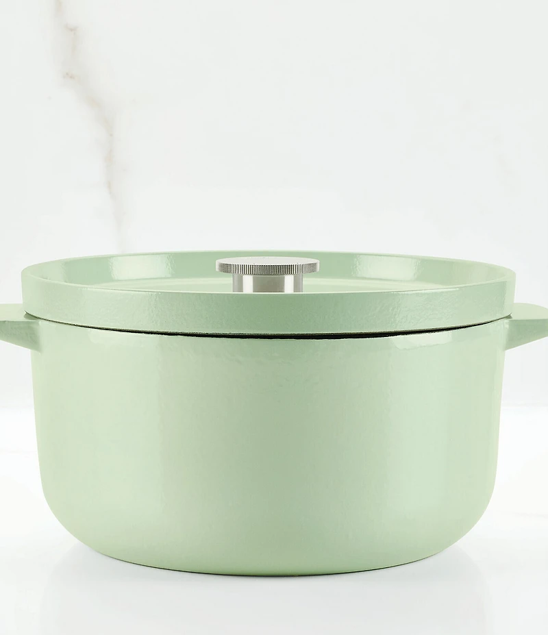Kitchenaid 6-Quart Round Enameled Cast Iron Dutch Oven with Stainless Steel Knob