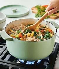 Kitchenaid 6-Quart Round Enameled Cast Iron Dutch Oven with Stainless Steel Knob