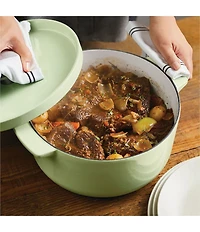 Kitchenaid 6-Quart Round Enameled Cast Iron Dutch Oven with Stainless Steel Knob
