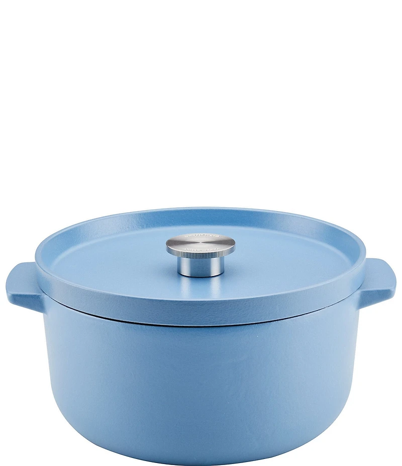 Kitchenaid 6-Quart Round Enameled Cast Iron Dutch Oven with Stainless Steel Knob