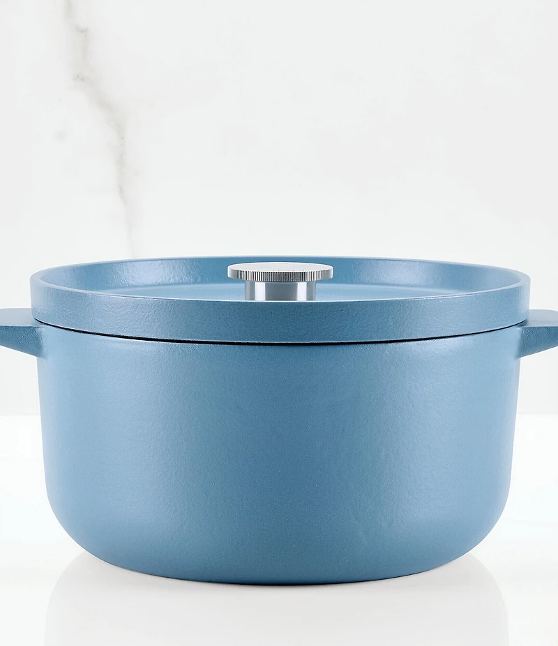 Kitchenaid 6-Quart Round Enameled Cast Iron Dutch Oven with Stainless Steel Knob