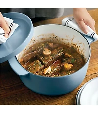 Kitchenaid 6-Quart Round Enameled Cast Iron Dutch Oven with Stainless Steel Knob