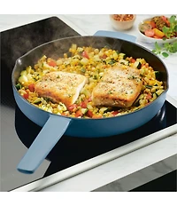 Kitchenaid Enameled Cast Iron Induction Skillet with Helper Handle and Pour Spouts, 12-Inch