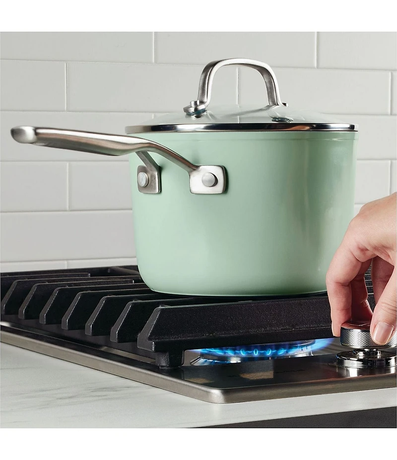 KitchenAid Hard Anodized Ceramic Nonstick Cookware Sauce Pan, 3-Quart