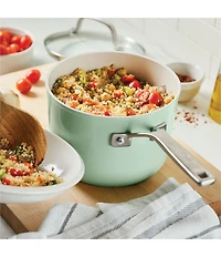 KitchenAid Hard Anodized Ceramic Nonstick Cookware Sauce Pan, 3-Quart