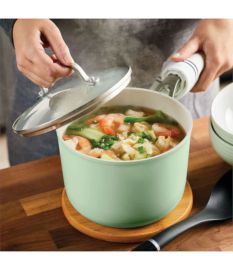 KitchenAid Hard Anodized Ceramic Nonstick Cookware Sauce Pan, 3-Quart