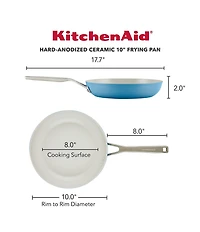 KitchenAid Hard Anodized Ceramic Nonstick Frying Pan, 10-Inch