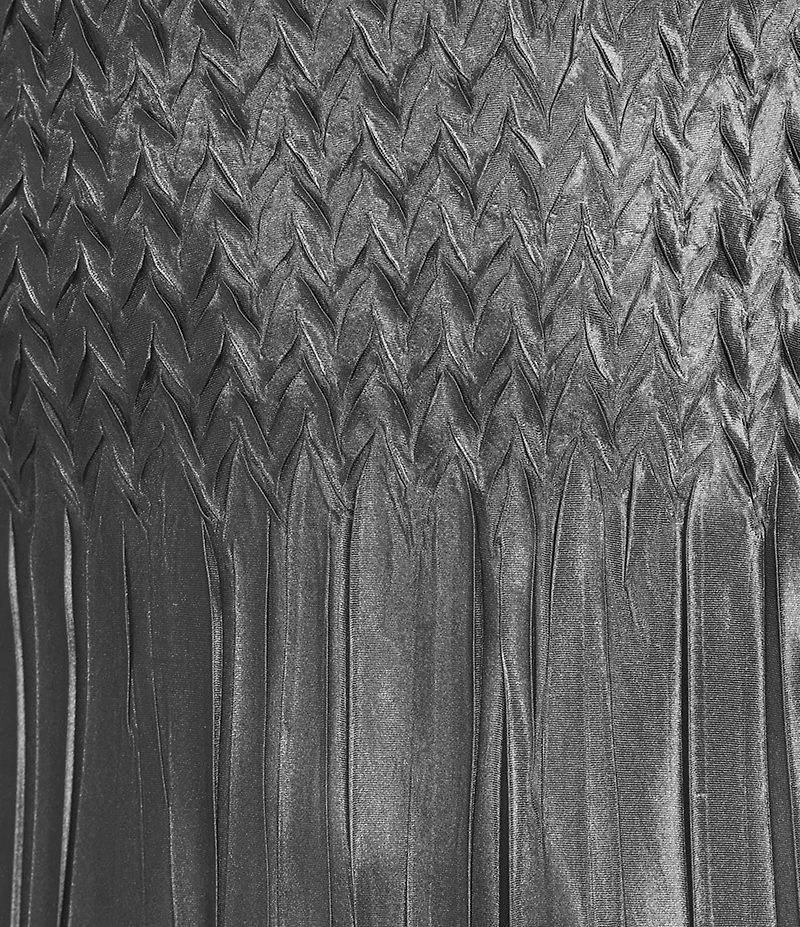 Komarov Two Piece V-Neck A-Line Mixed Media Jacket Dress