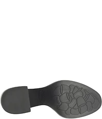 Kork-Ease Aime Leather Platform Block Heel Booties