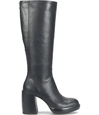 Kork-Ease Anny Leather Block Heel Platform Tall Boots
