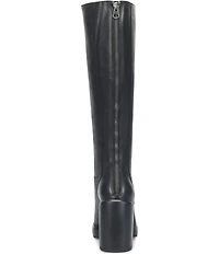 Kork-Ease Anny Leather Block Heel Platform Tall Boots