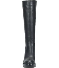 Kork-Ease Anny Leather Block Heel Platform Tall Boots