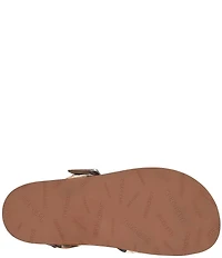 Kork-Ease Anya Calf Hair Toe Loop Ankle Wrap Flat Sandals