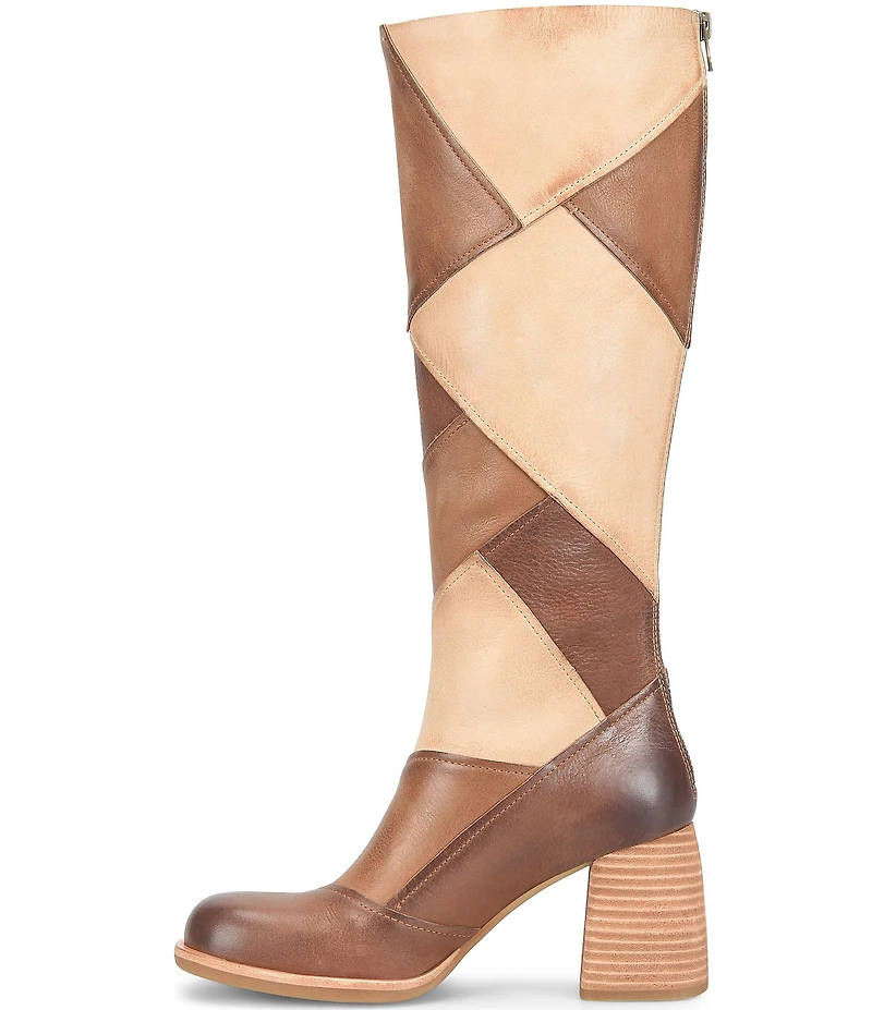 Kork-Ease Asbee Patchwork Leather Tall Boots