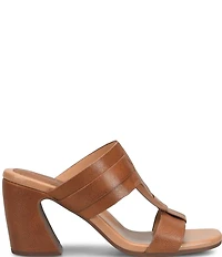 Kork-Ease Brynn Leather Block Heel Slide Sandals
