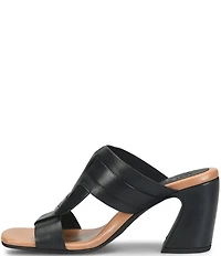 Kork-Ease Brynn Leather Block Heel Slide Sandals