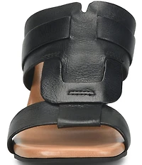 Kork-Ease Brynn Leather Block Heel Slide Sandals