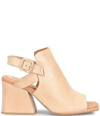 Kork-Ease Cline Leather Slingback Block Heel Sandals