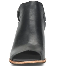 Kork-Ease Cline Leather Slingback Block Heel Sandals