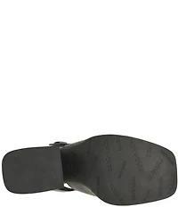 Kork-Ease Cline Leather Slingback Block Heel Sandals