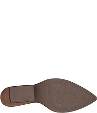 Kork-Ease Dallas Suede Mesh Inset Pointed Toe Western Booties